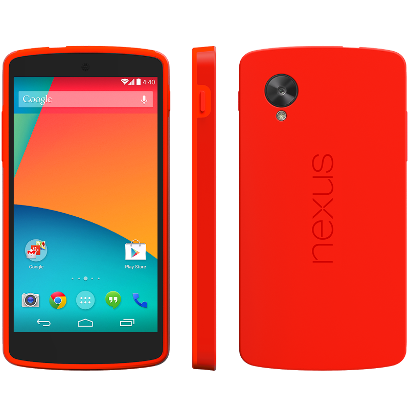 Nexus 5 Bumper Case rood